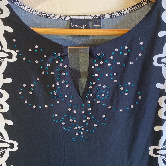 3/$15 La vanya- 3/4 Sleeve Top, S - Picture 4 of 12